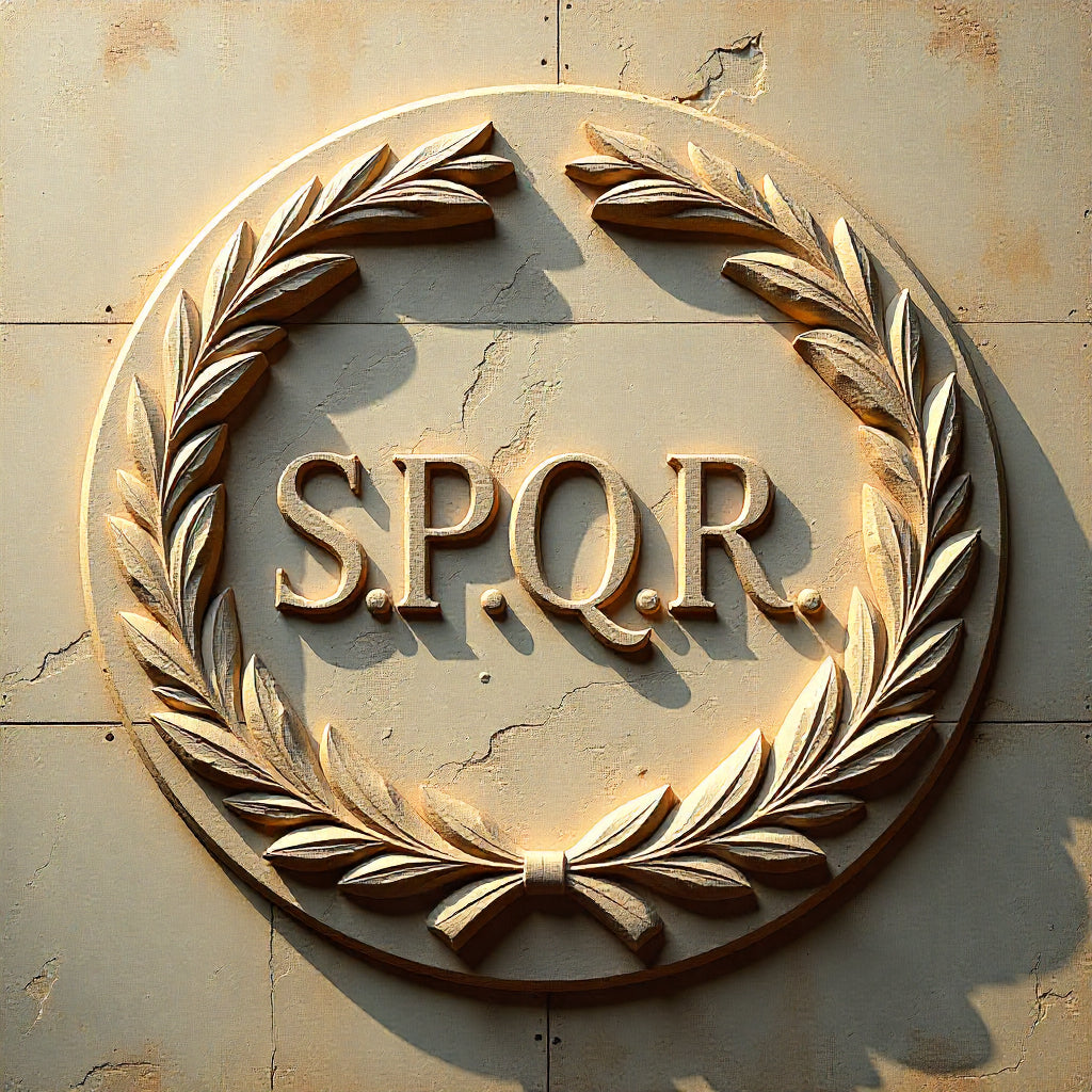 🏛️ S.P.Q.R.: El emblema eterno de Roma que hoy puedes vestir