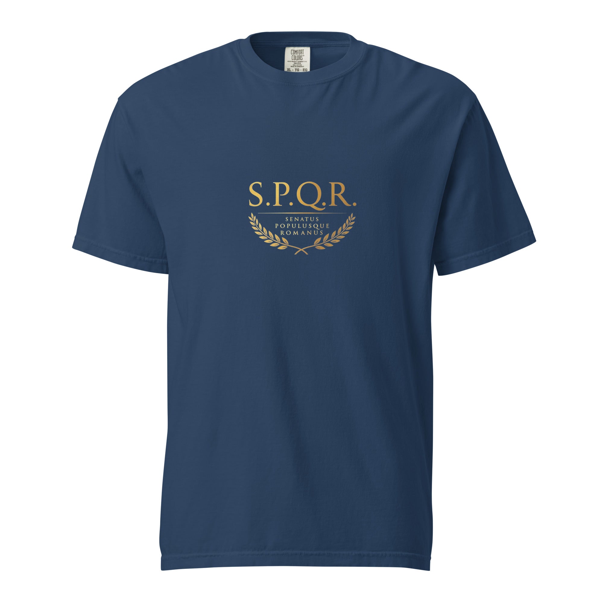 Camiseta Gruesa SPQR Azul Marino