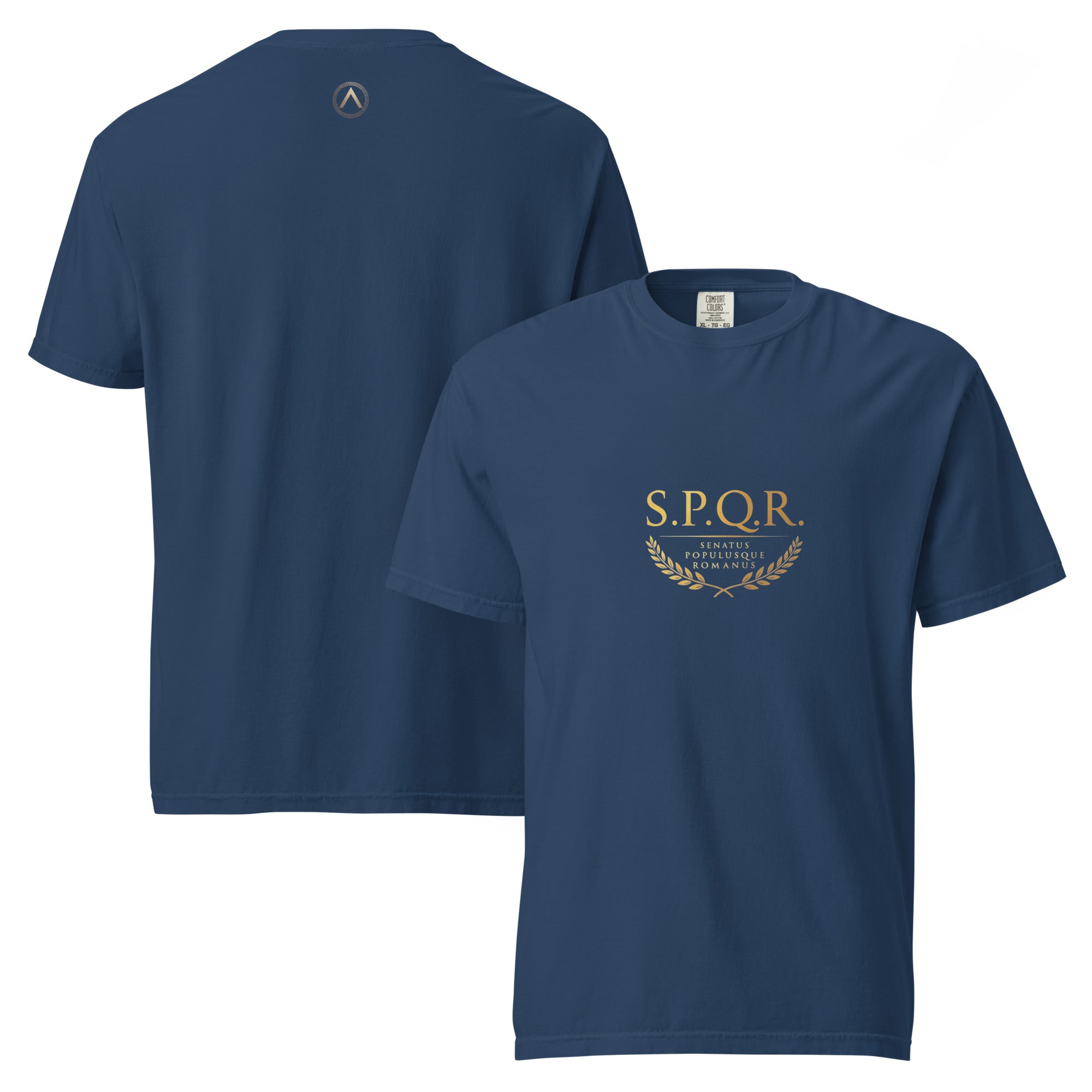 Camiseta Gruesa SPQR Azul Marino