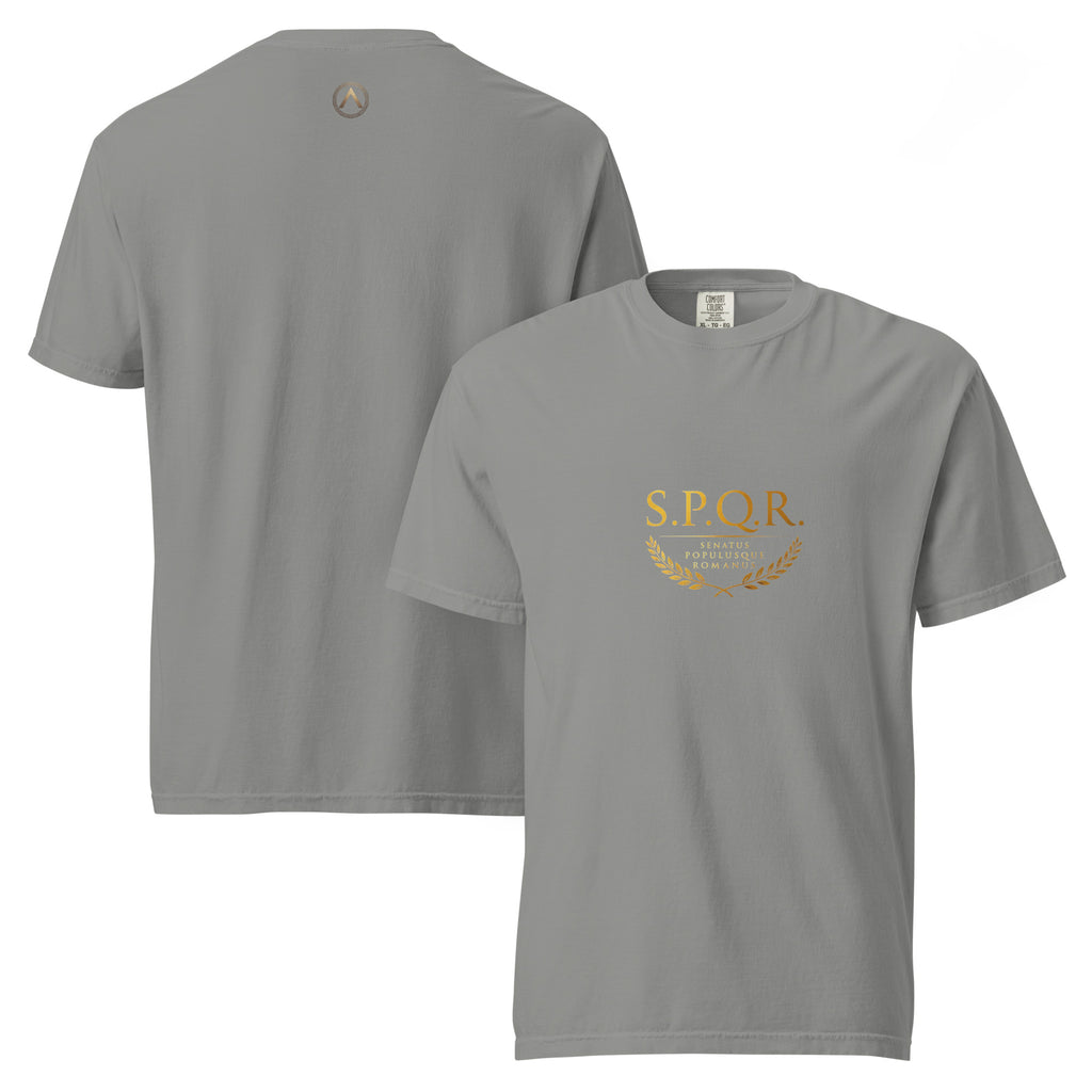 Camiseta Gruesa SPQR Gris