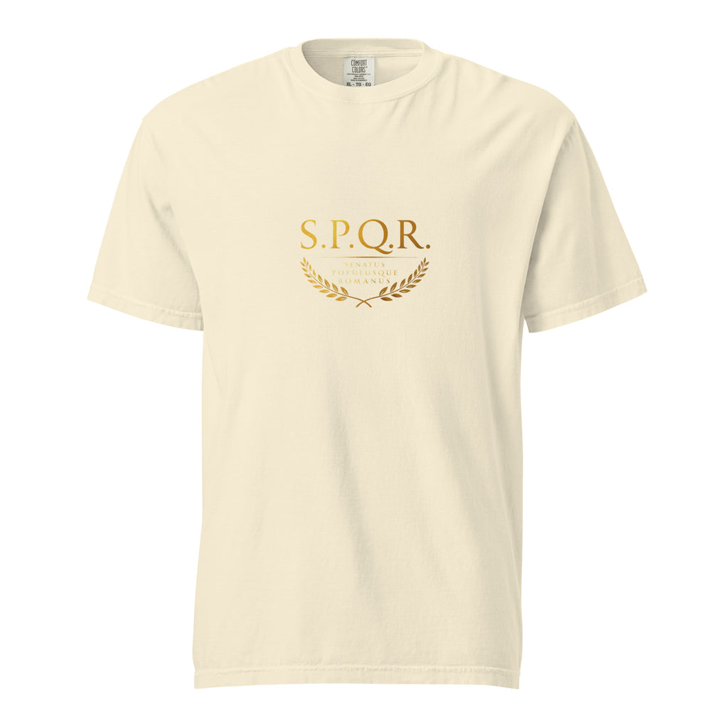 Camiseta Gruesa SPQR Marfil