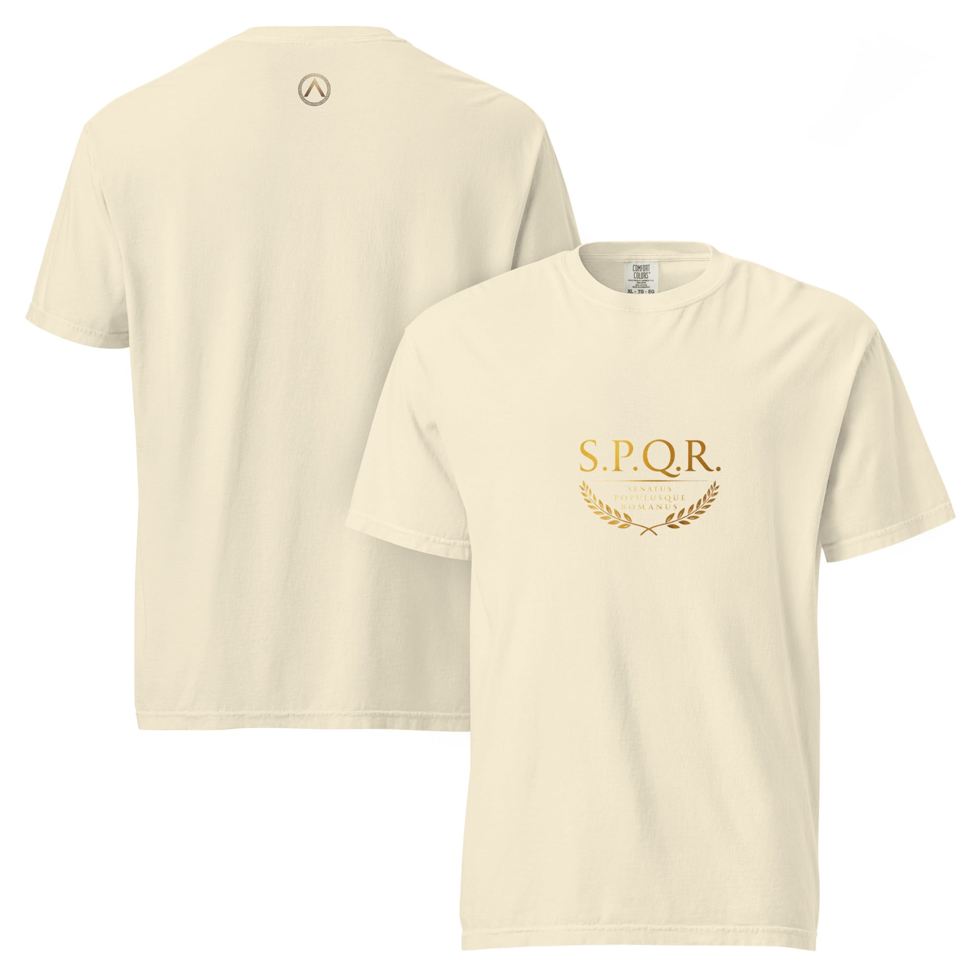 Camiseta Gruesa SPQR Marfil