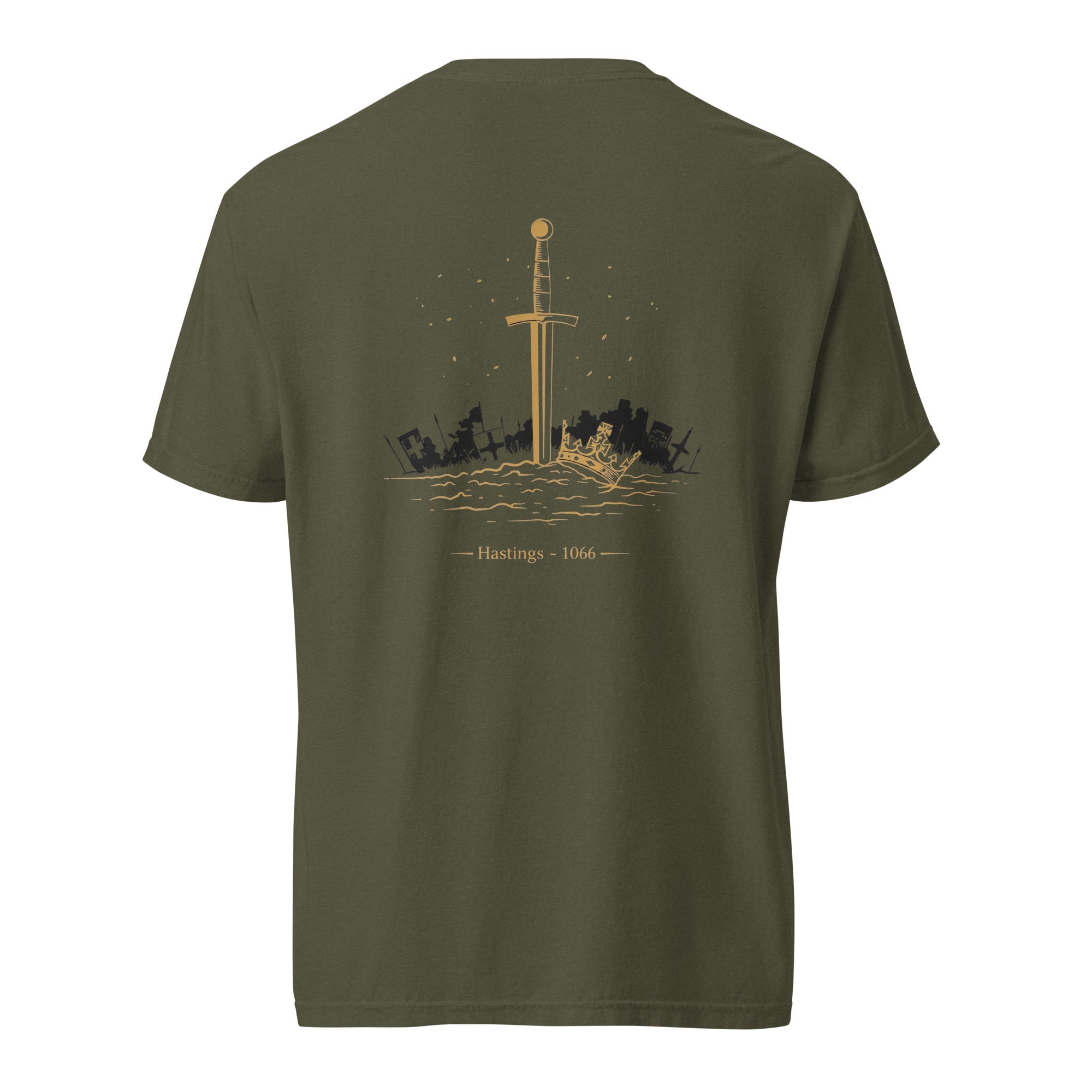 Camiseta gruesa hastings Verde Salvia