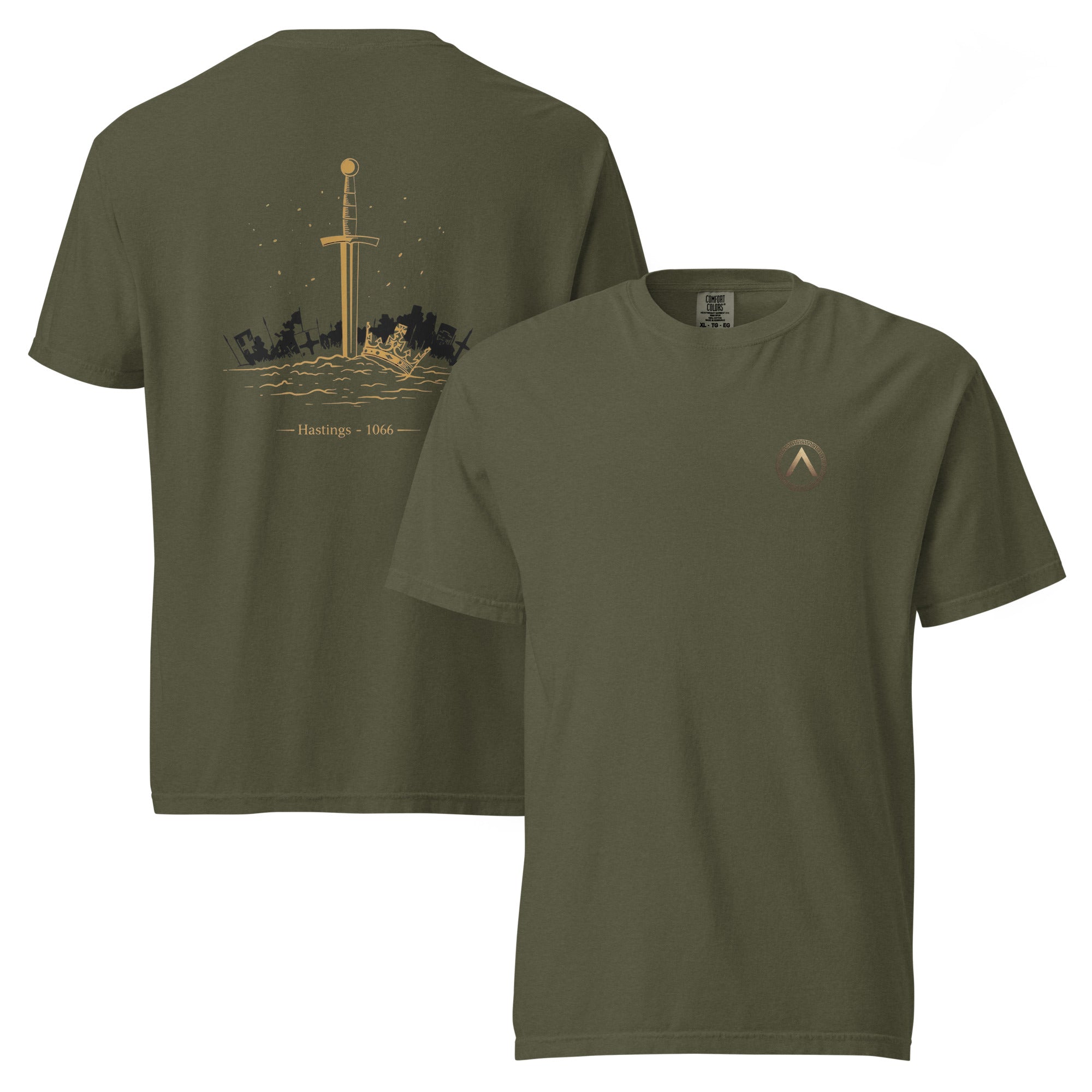 Camiseta gruesa hastings Verde Salvia