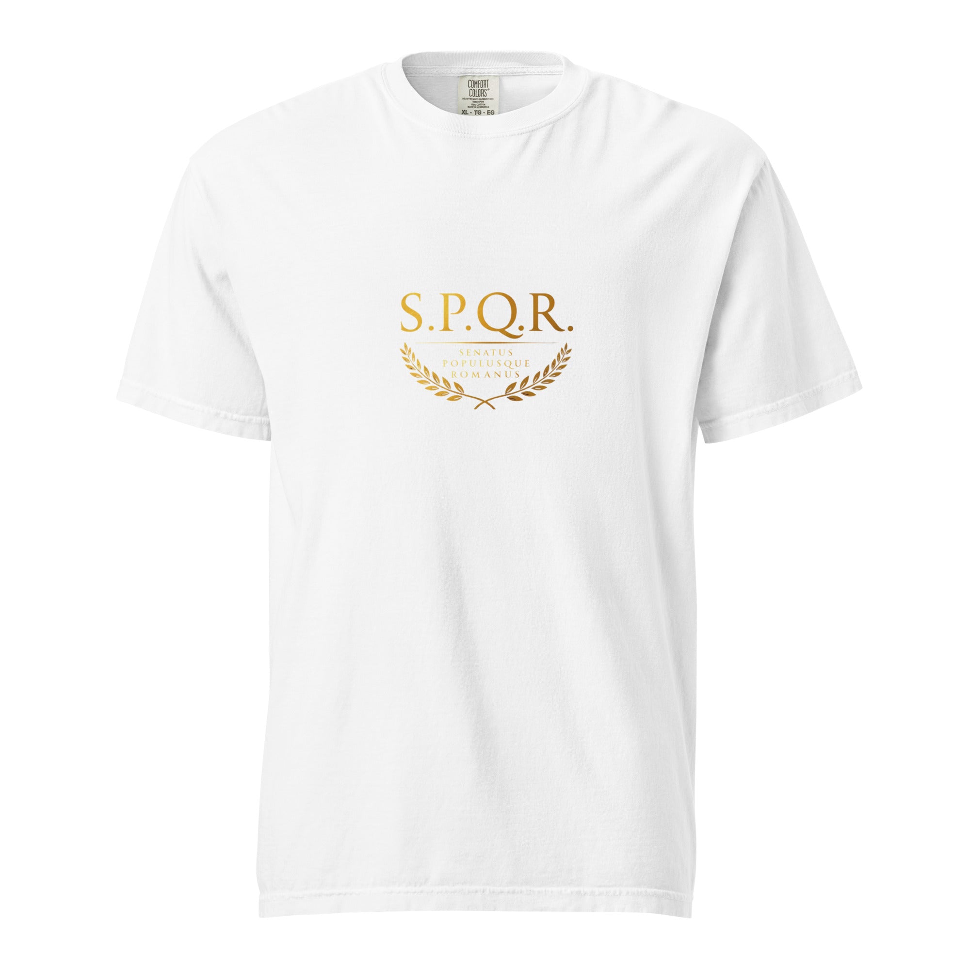 Camiseta Gruesa SPQR Blanco