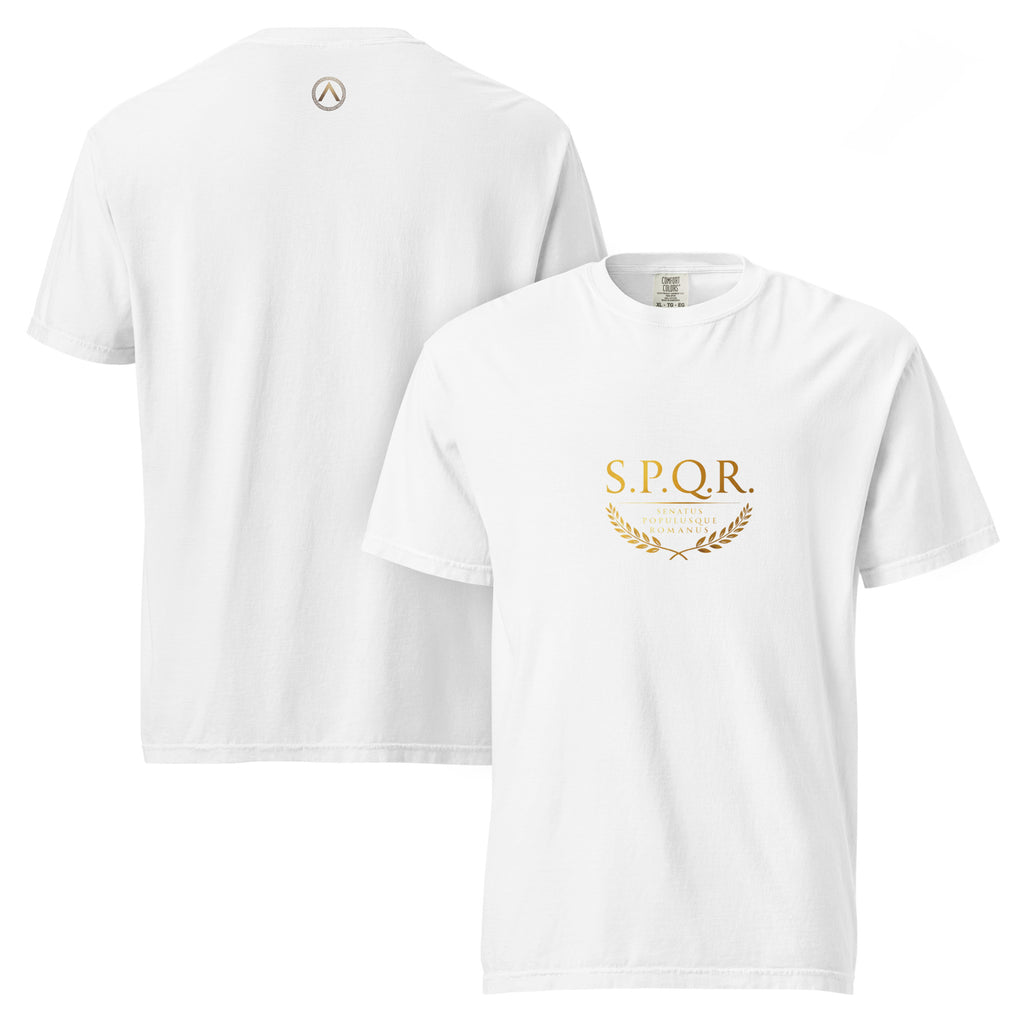 Camiseta Gruesa SPQR Blanco