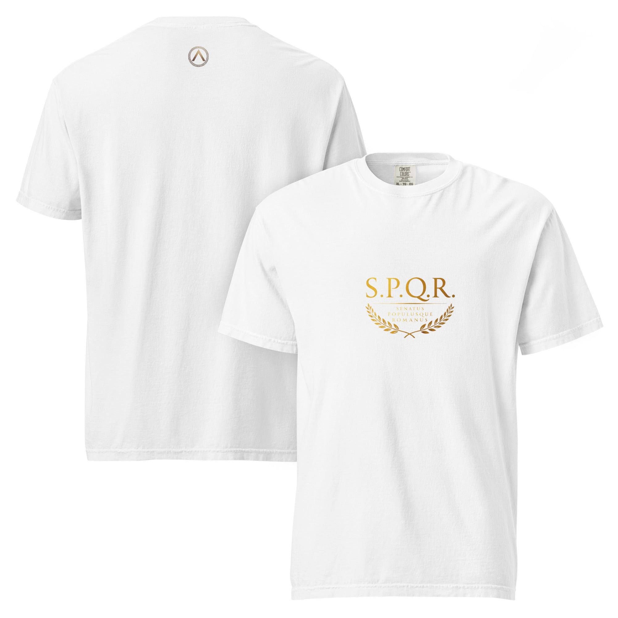 Camiseta Gruesa SPQR Blanco